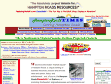 Tablet Screenshot of hamptonroadstimes.com
